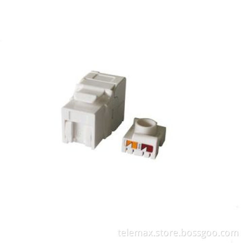 cat 5e utp tooless 180 degree keystone jack vwith shutterNew